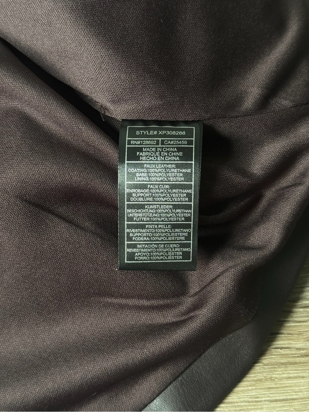 NWT Steve Madden Chiara Faux Leather Midi Dress Espresso Brown Size 6 - Picture 4 of 5